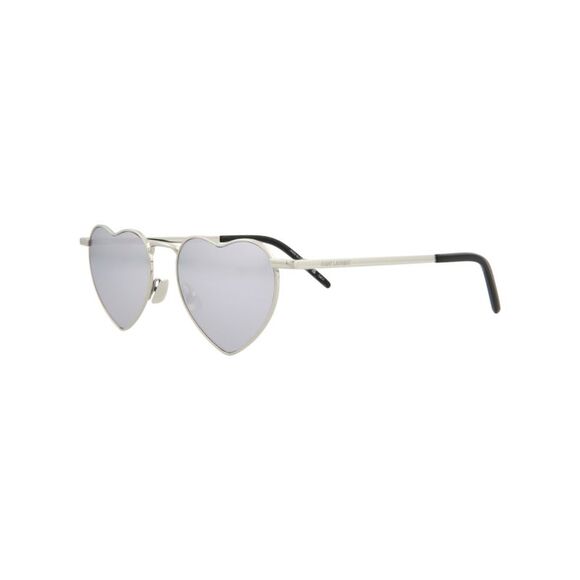 Saint Laurent SL 301 LouLou Metal-Frame Sunglasses Silver Unisex-Adult - Picture 2 of 6